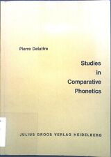 Studies comparative phonetics gebraucht kaufen  Koblenz