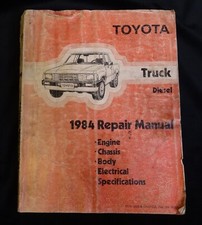 1984 Toyota Caminhão Diesel Pickup Manual de Reparo OEM Livro de Serviço de Fábrica comprar usado  Enviando para Brazil