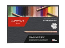Usado, Lápis de Colorir Caran d'Ache Luminância Retrato 20 Cores 6901.92 NOVO comprar usado  Enviando para Brazil