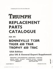 Triumph parts manual for sale  Lexington