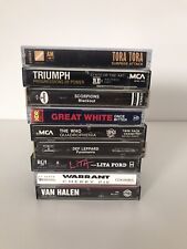 Usado, 80s Metal Mix Cassette Tapes Lot Tora Tora Def Leopard Van Halen Scorpions Lita segunda mano  Embacar hacia Argentina