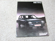 Folheto de vendas 1986 Austin Metro (Reino Unido)... comprar usado  Enviando para Brazil