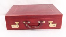 Quality red leather for sale  LIVERPOOL
