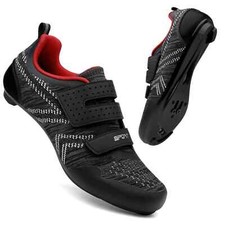 Usado, Tênis de ciclismo de montanha masculino velocidade carbono corrida de estrada bicicleta sapatos lisos macios comprar usado  Enviando para Brazil