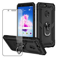Usado, Capa SDTEK para Huawei P Smart (2017/2018) telefone híbrida resistente forte preta comprar usado  Enviando para Brazil