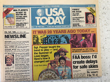 Jornal EUA HOJE 29-31 DE MAIO DE 1987, BEATLES SGT PEPPERS 20 ANOS ATRÁS ESCASSO comprar usado  Enviando para Brazil