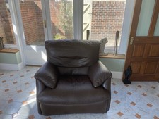Natuzzi brown leather for sale  CHESTER LE STREET