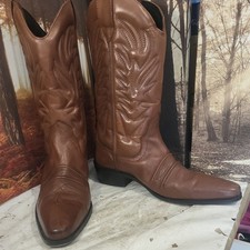 Mens brown leather for sale  LEAMINGTON SPA