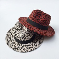 Bonnet laine léopard d'occasion  France