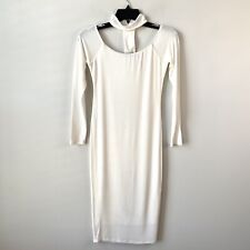 Usado, Vestido midi gargantilha guarda-roupa nu branco M comprar usado  Enviando para Brazil