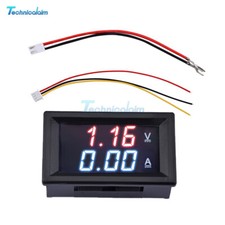 Digital Voltmeter Ammeter 100V 10A 50A 100A LED Display Amp Volt Current Meter comprar usado  Enviando para Brazil