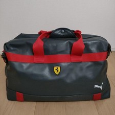 Bolsa Ferrari Boston D.Cinza/Vermelho Couro e Nylon Usada Excelente comprar usado  Enviando para Brazil