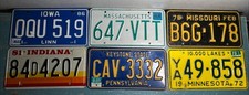 Belo Vintage Estados Mistos - Caverna do Homem, Decoração de Garagem, Placa Lote De 6 comprar usado  Enviando para Brazil