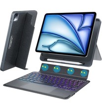 Usado, Estojo de teclado magnético para iPad Air 13 polegadas M2 2024, iPad Pro 12,9 polegadas 6th/5th/4 comprar usado  Enviando para Brazil