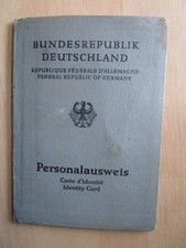 Personalausweis bundesrepublik gebraucht kaufen Personalausweis bundesrepublik gebraucht kaufen  Laufen