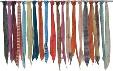15 peças cinto de seda indiano vintage e faixas envoltório de cabeça pescoço patchwork cachecol envoltório comprar usado  Enviando para Brazil