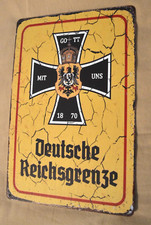 Blechschild deutsche reichsgre gebraucht kaufen  Rheinbach
