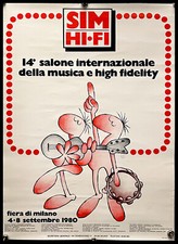 1980 manifesto poster usato  Italia