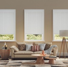Persianas inalámbricas blancas de imitación de madera para ventanas de 2 pulgadas Listones - 19,5 pulgadas W x 72 L segunda mano  Embacar hacia Mexico