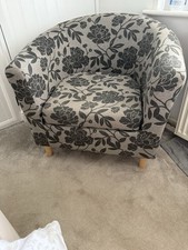 Grey floral print for sale  WARE