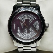 Reloj Michael Kors Runway Hombre Tono Plateado MK-5544 Logo Dial Brillante Batería Nueva segunda mano  Embacar hacia Argentina