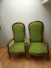Fauteuils voltaire velour d'occasion  Muret