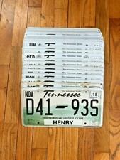 Tennessee license plates for sale  Tacoma