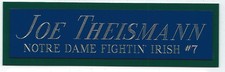 Joe theismann notre for sale  East Moline