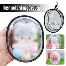 Usado, Bolsa transparente pingente chaveiro bonecas de pelúcia bolsa de armazenamento figura suporte de exibição comprar usado  Enviando para Brazil