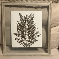 Framed glass fern for sale  Lakeland