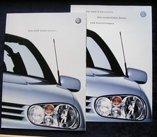 Golf cabrio prospekt gebraucht kaufen  Vechta