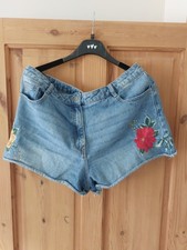 Ladies denim shorts for sale  NEWTON ABBOT