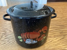Black speckled enamelware for sale  Durham