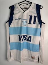 CAMISA DE BASQUETE ARGENTINA TOPPER LUIS SCOLA #11 L comprar usado  Enviando para Brazil