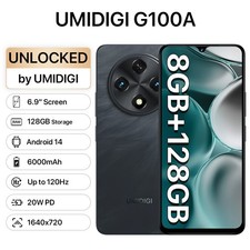 Używany, UMIDIGI G100A 4Go+128Go 6.9'' Dual SIM 6000mAh Smartphone Android Téléphone na sprzedaż  Wysyłka do Poland