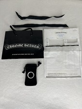 Anel 2003 Chrome Hearts CH Forever tamanho 8-9 e acessórios originais prata 0,925 comprar usado  Enviando para Brazil