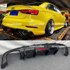 Spoiler traseiro difusor fibra de carbono estilo K para Audi S3 A3 NON SLINE Sedan 17-20 comprar usado  Enviando para Brazil