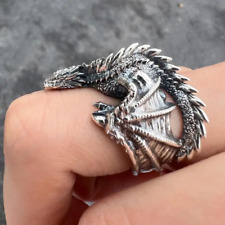 Anello drago gothic usato  Italia