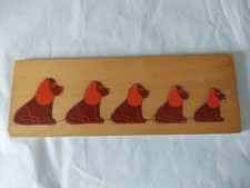 Puzzle bois chiens d'occasion  Quiévy