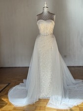 Fischschwanz brautkleid perlen gebraucht kaufen  Gifhorn