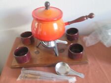 Novo pote de fondue laranja com todos os acessórios comprar usado  Enviando para Brazil