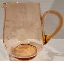 Pink orange pitcher for sale  Hartford