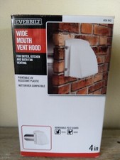 Exaustor de boca larga Everbilt para secadora cozinha banheiro ventilador 4" diâmetro. Branco, usado comprar usado  Enviando para Brazil