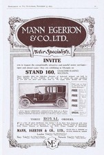 Mann egerton motor for sale  GLASGOW