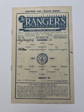 Scottish cup 1952 for sale  DALKEITH