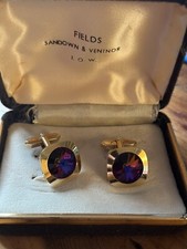 Vintage mens cufflinks for sale  LONDON