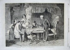 Old antique print for sale  UK