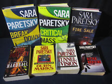 Sara Paretsky Critical Mass, Break Down, Burn Marks, Fire Sale, Hardball Plus 2! comprar usado  Enviando para Brazil