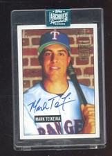 2024 Topps Archives Signatures Bowman Heritage Mark Teixeira Rangers AUTOMÁTICO 1/1 comprar usado  Enviando para Brazil