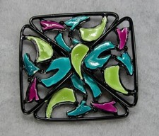 Charmed enameled brooch for sale  Oxnard